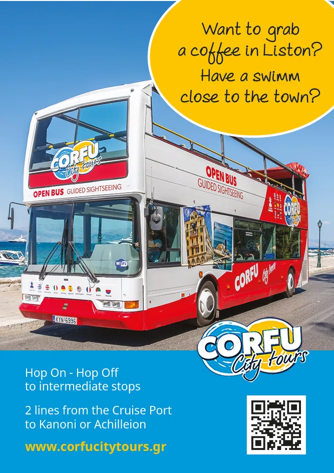 Corfu City Tours – Hop On Hop Off Bus